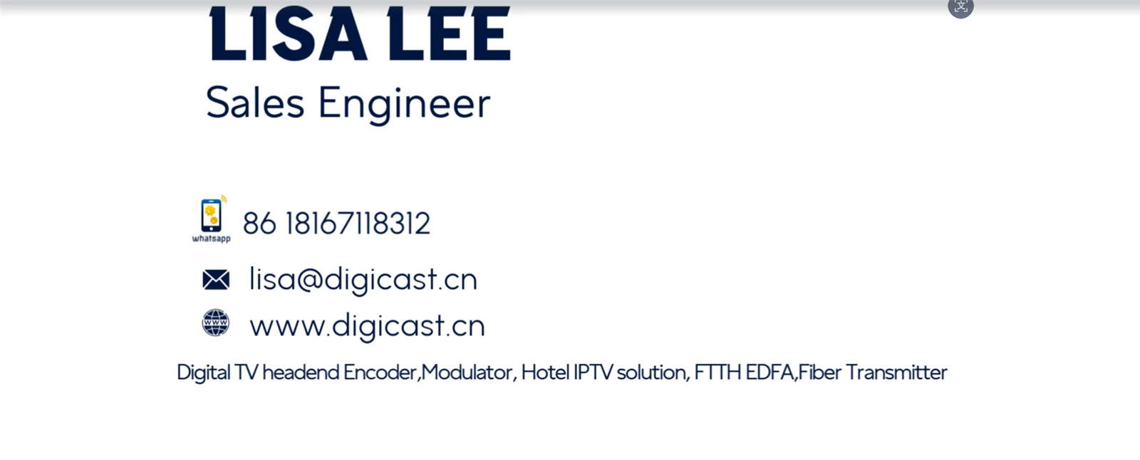 Lisa name card Lisa name card